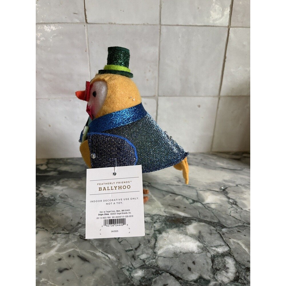 Target Wondershop Featherly Friends New Years Holiday Ballyhoo Bird 2025 NWT